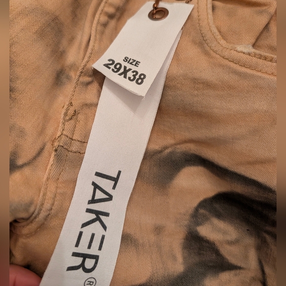 Taker Desert Wash Effect Stretch Stacked Pant Size 29x38 NEW - Picture 4 of 6